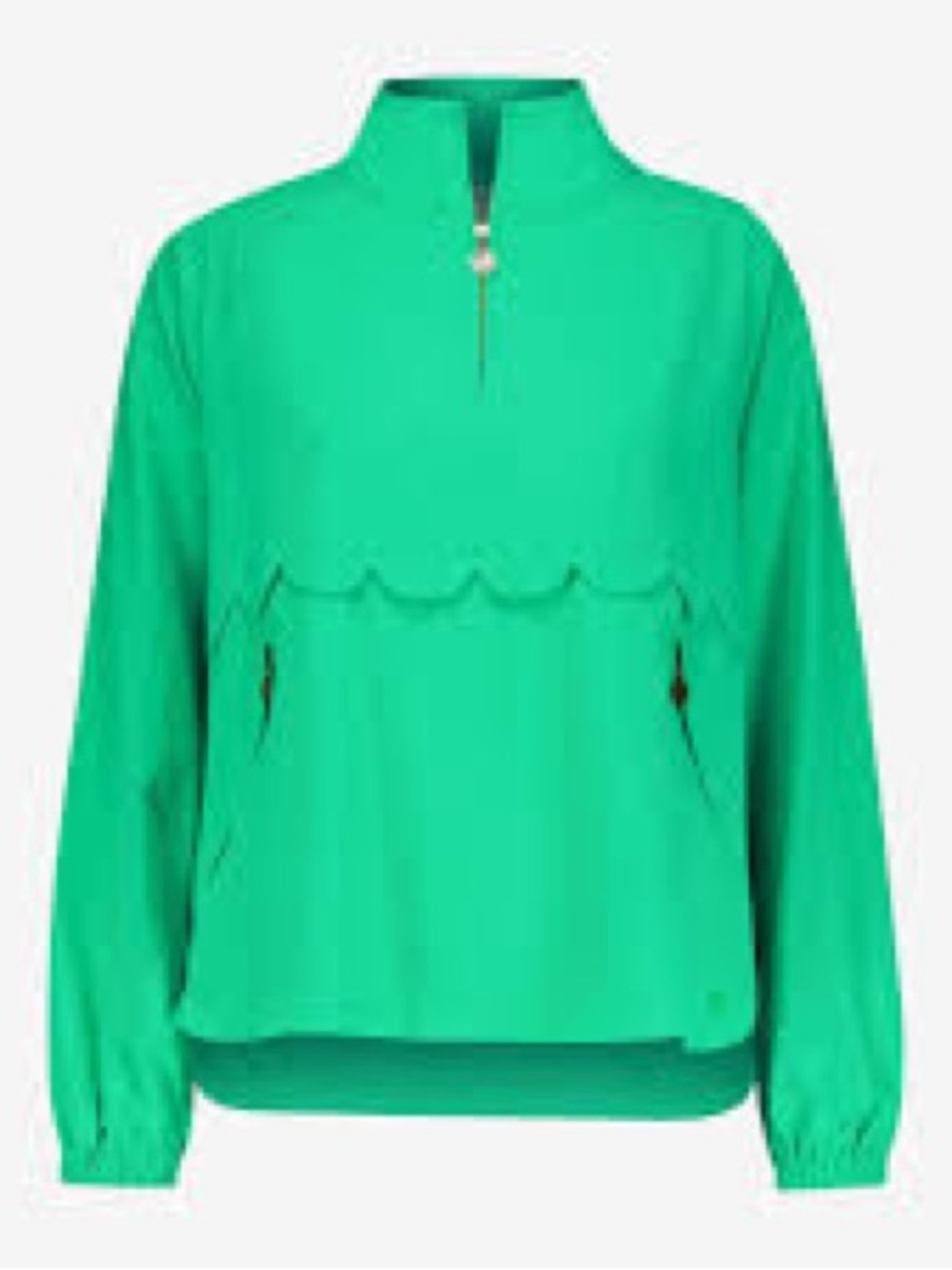 Lilly Pulitzer Tulia Scalloped Performance quarter zip